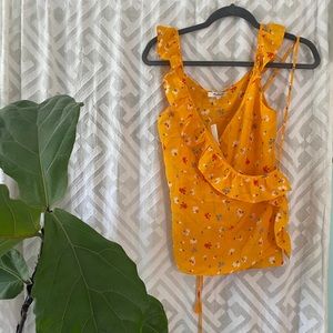 Madewell NWT Silk Cami top with flowers